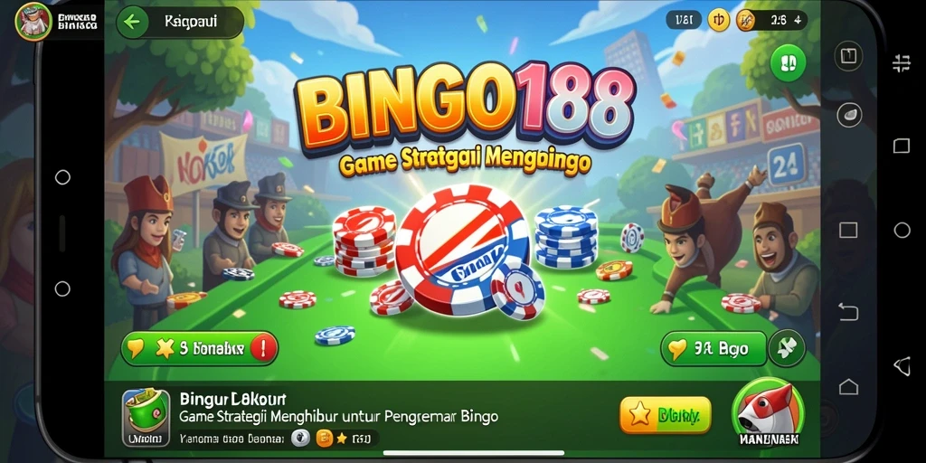 Tampilan dinamis BINGO188 dengan gameplay yang menantang dan seru.