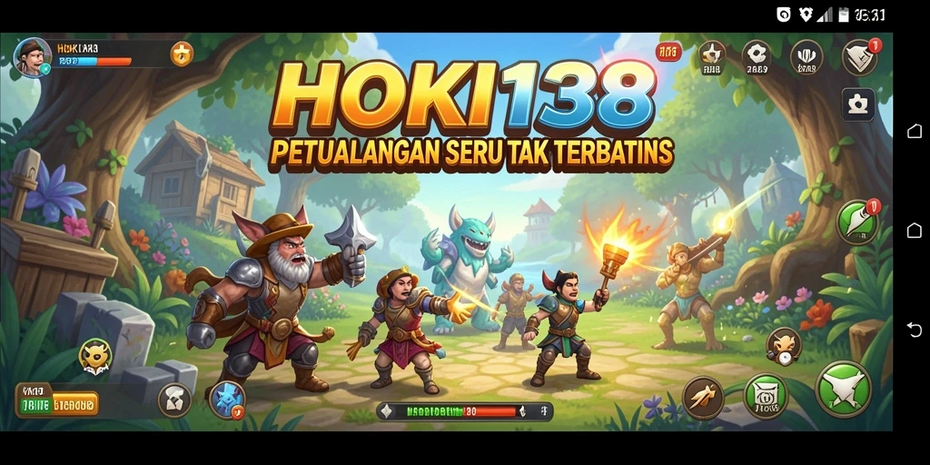 Tampilan gameplay HOKI138 dengan petualangan seru dan tantangan menarik.