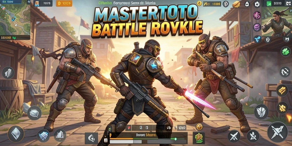Tampilan seru dari pertandingan intens di MASTERTOTO Battle Royale.
