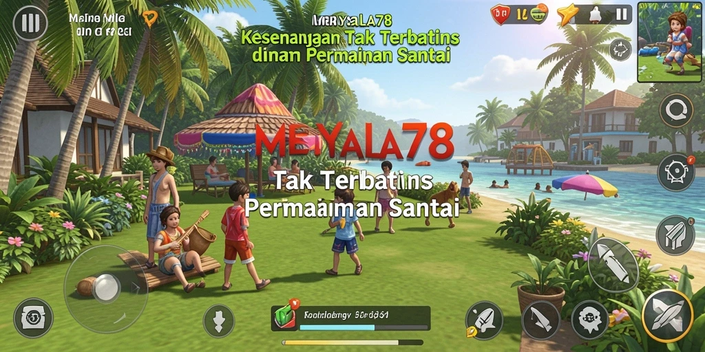 Tampilan gameplay <strong>MENYALA78</strong> yang menyenangkan dan penuh warna.