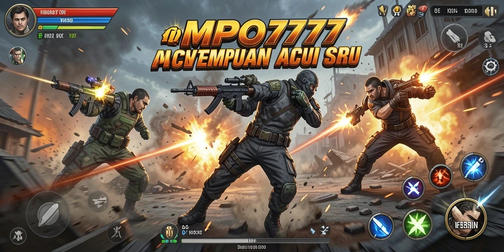 Tampilan seru dari pertempuran di MPO777 yang menguji kemampuan aksi pemain.