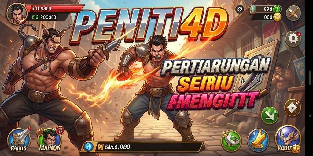 Tampilkan aksi pertarungan seru di PENITI4D