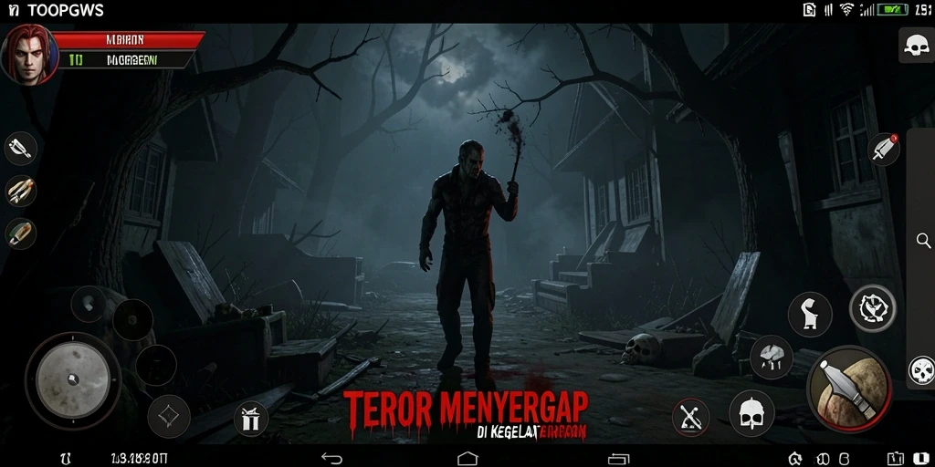 Screenshot menampilkan suasana mencekam dari gameplay TOOPGWS.